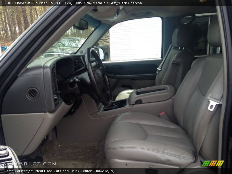 Dark Gray Metallic / Gray/Dark Charcoal 2003 Chevrolet Suburban 1500 LT 4x4