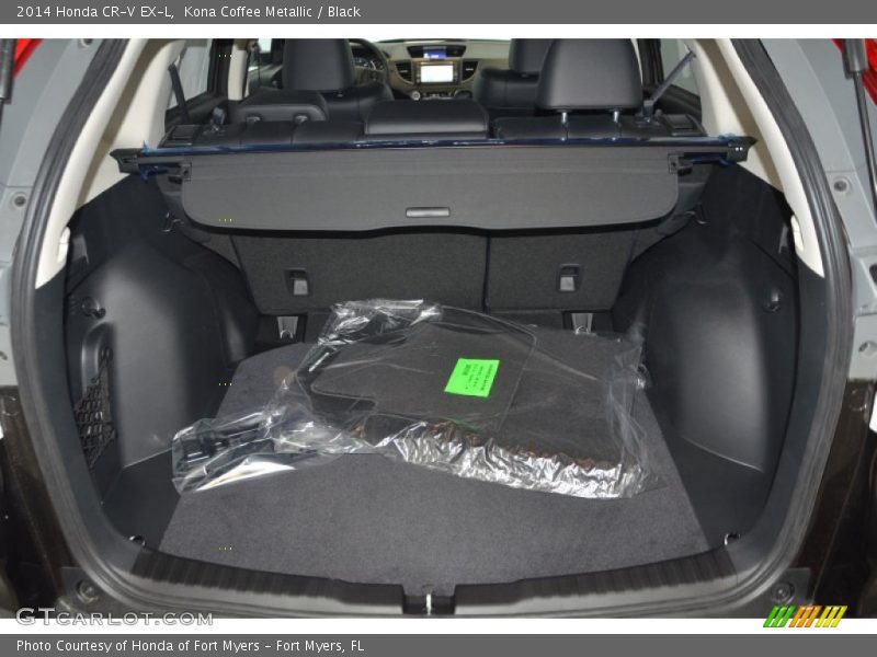 Kona Coffee Metallic / Black 2014 Honda CR-V EX-L