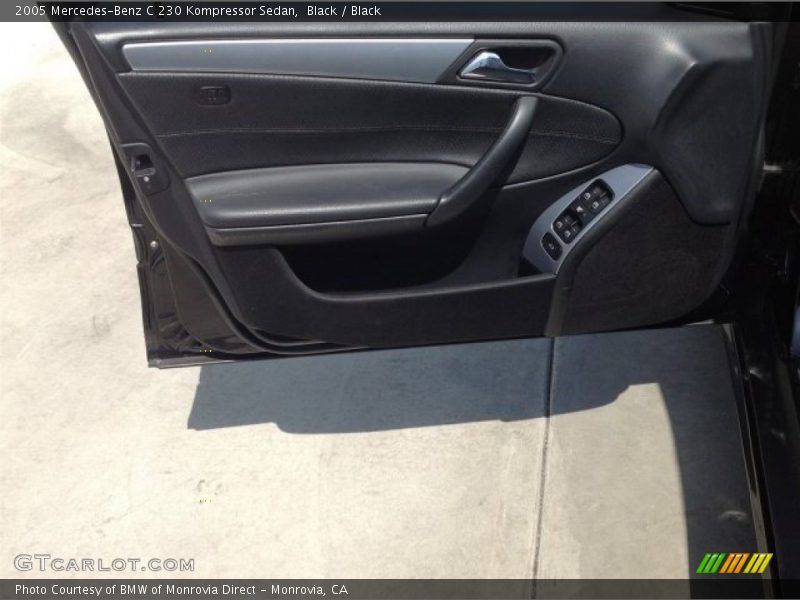 Black / Black 2005 Mercedes-Benz C 230 Kompressor Sedan