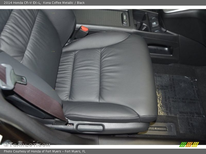 Kona Coffee Metallic / Black 2014 Honda CR-V EX-L