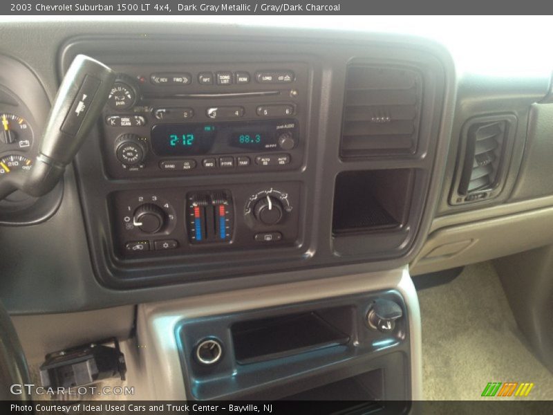 Dark Gray Metallic / Gray/Dark Charcoal 2003 Chevrolet Suburban 1500 LT 4x4