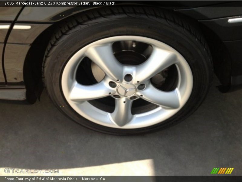 Black / Black 2005 Mercedes-Benz C 230 Kompressor Sedan