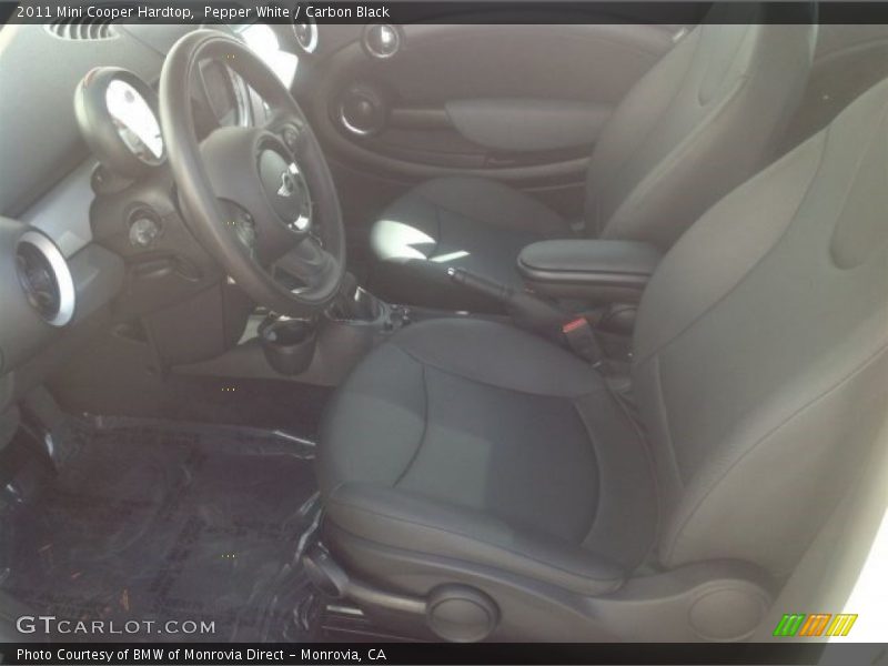 Pepper White / Carbon Black 2011 Mini Cooper Hardtop
