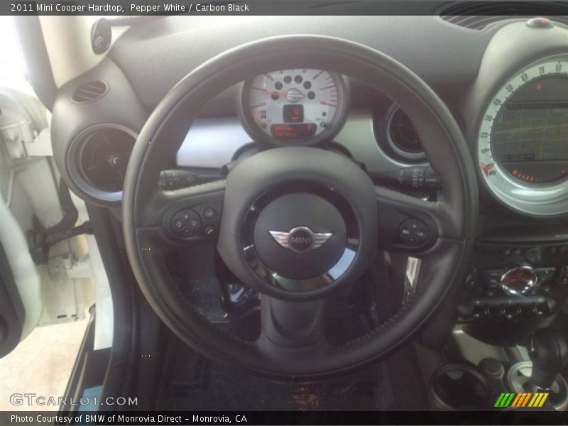 Pepper White / Carbon Black 2011 Mini Cooper Hardtop