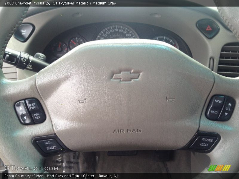 Galaxy Silver Metallic / Medium Gray 2003 Chevrolet Impala LS