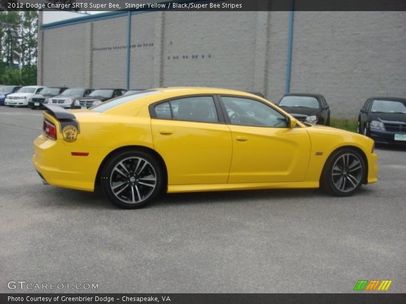 Stinger Yellow / Black/Super Bee Stripes 2012 Dodge Charger SRT8 Super Bee