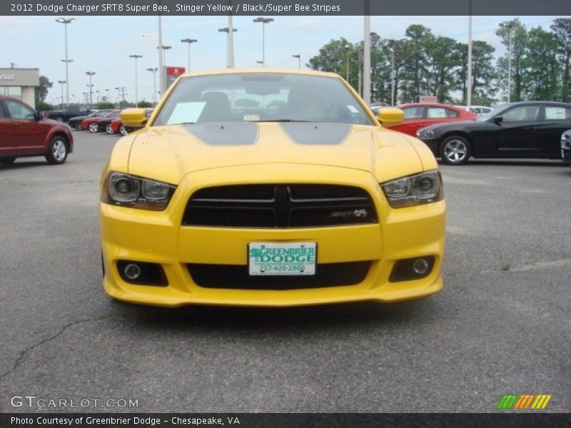 Stinger Yellow / Black/Super Bee Stripes 2012 Dodge Charger SRT8 Super Bee