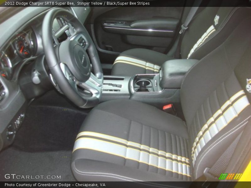 Stinger Yellow / Black/Super Bee Stripes 2012 Dodge Charger SRT8 Super Bee