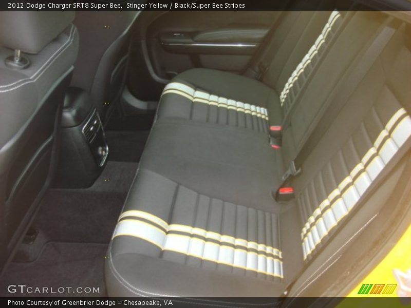 Stinger Yellow / Black/Super Bee Stripes 2012 Dodge Charger SRT8 Super Bee