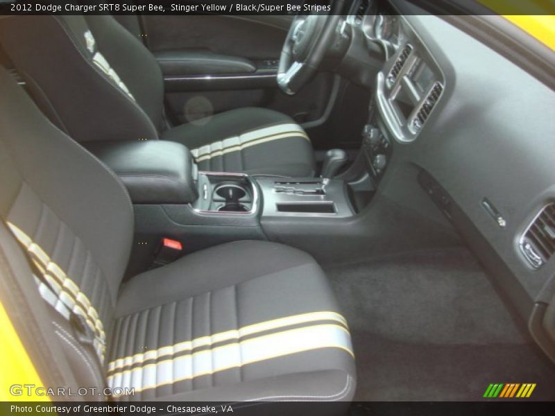 Stinger Yellow / Black/Super Bee Stripes 2012 Dodge Charger SRT8 Super Bee