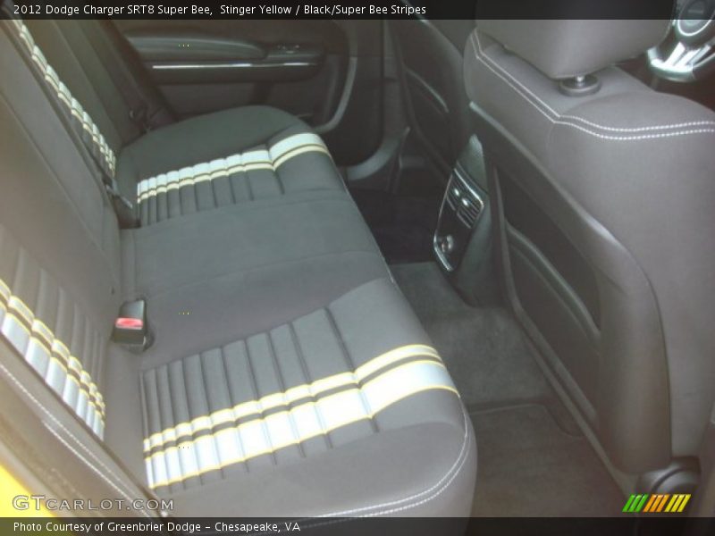 Stinger Yellow / Black/Super Bee Stripes 2012 Dodge Charger SRT8 Super Bee