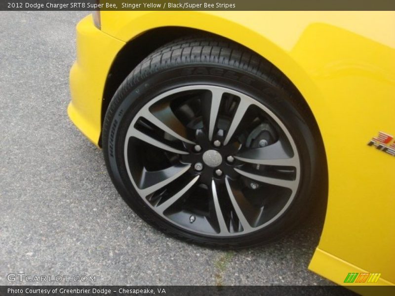 Stinger Yellow / Black/Super Bee Stripes 2012 Dodge Charger SRT8 Super Bee