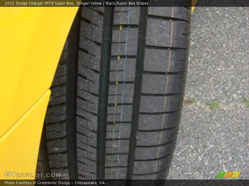Stinger Yellow / Black/Super Bee Stripes 2012 Dodge Charger SRT8 Super Bee