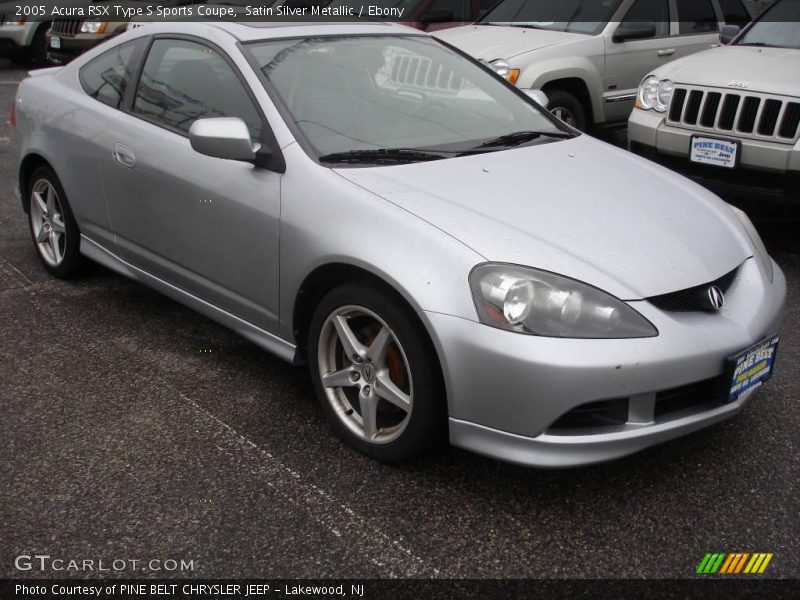 Satin Silver Metallic / Ebony 2005 Acura RSX Type S Sports Coupe