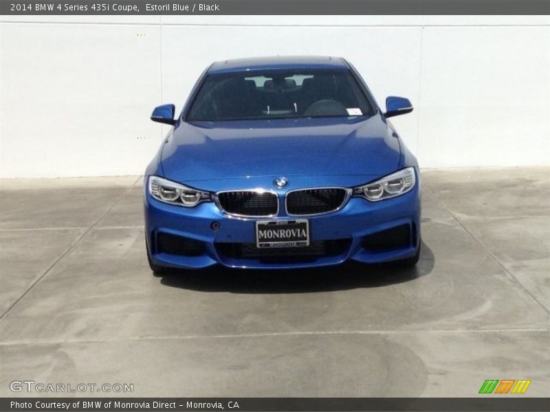 Estoril Blue / Black 2014 BMW 4 Series 435i Coupe