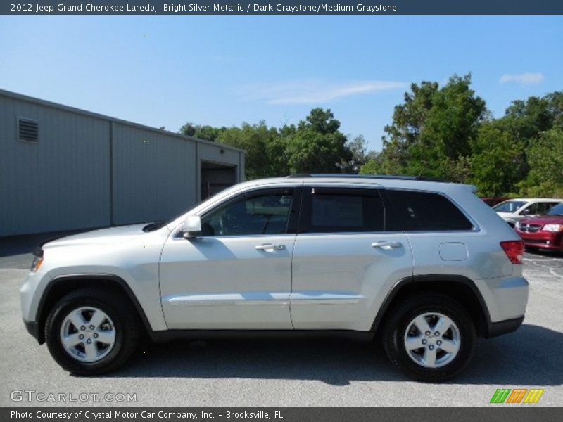 Bright Silver Metallic / Dark Graystone/Medium Graystone 2012 Jeep Grand Cherokee Laredo