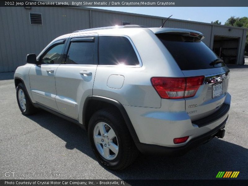 Bright Silver Metallic / Dark Graystone/Medium Graystone 2012 Jeep Grand Cherokee Laredo