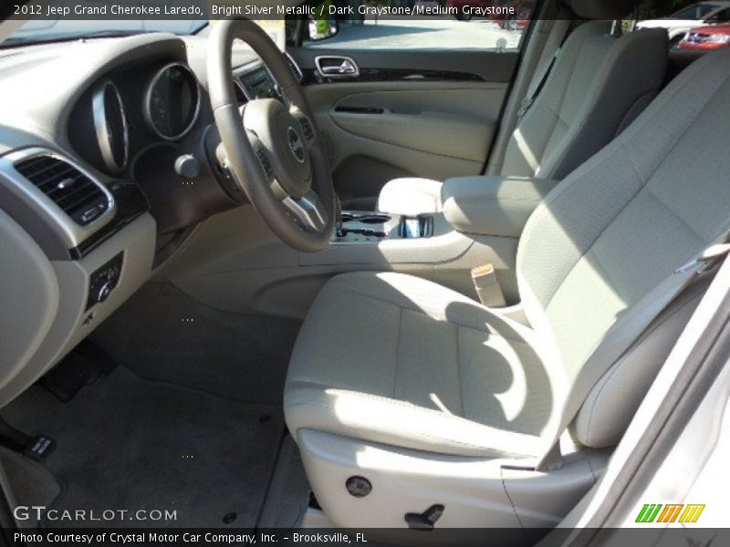 Bright Silver Metallic / Dark Graystone/Medium Graystone 2012 Jeep Grand Cherokee Laredo