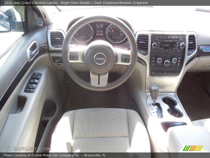 Bright Silver Metallic / Dark Graystone/Medium Graystone 2012 Jeep Grand Cherokee Laredo