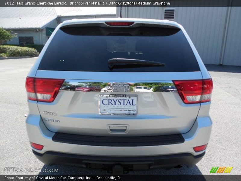 Bright Silver Metallic / Dark Graystone/Medium Graystone 2012 Jeep Grand Cherokee Laredo