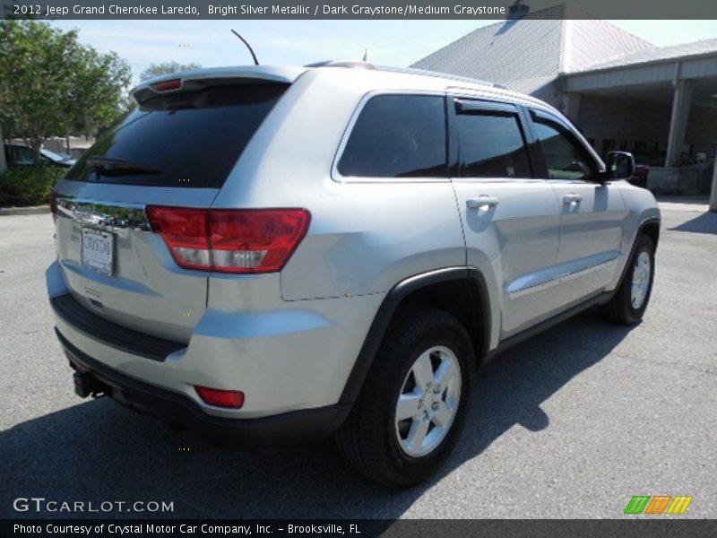 Bright Silver Metallic / Dark Graystone/Medium Graystone 2012 Jeep Grand Cherokee Laredo