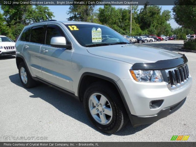 Bright Silver Metallic / Dark Graystone/Medium Graystone 2012 Jeep Grand Cherokee Laredo
