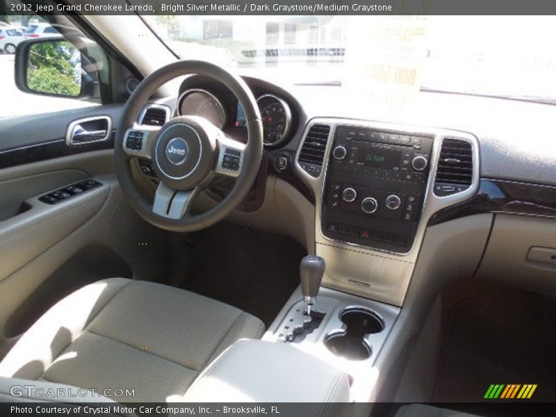 Bright Silver Metallic / Dark Graystone/Medium Graystone 2012 Jeep Grand Cherokee Laredo