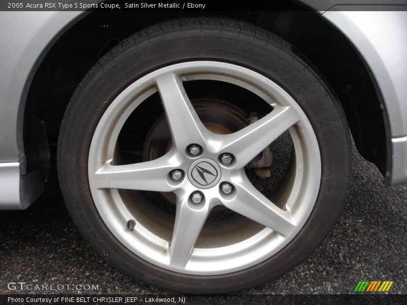 Satin Silver Metallic / Ebony 2005 Acura RSX Type S Sports Coupe
