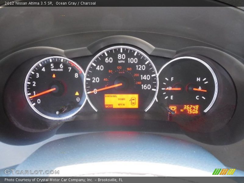 Ocean Gray / Charcoal 2012 Nissan Altima 3.5 SR