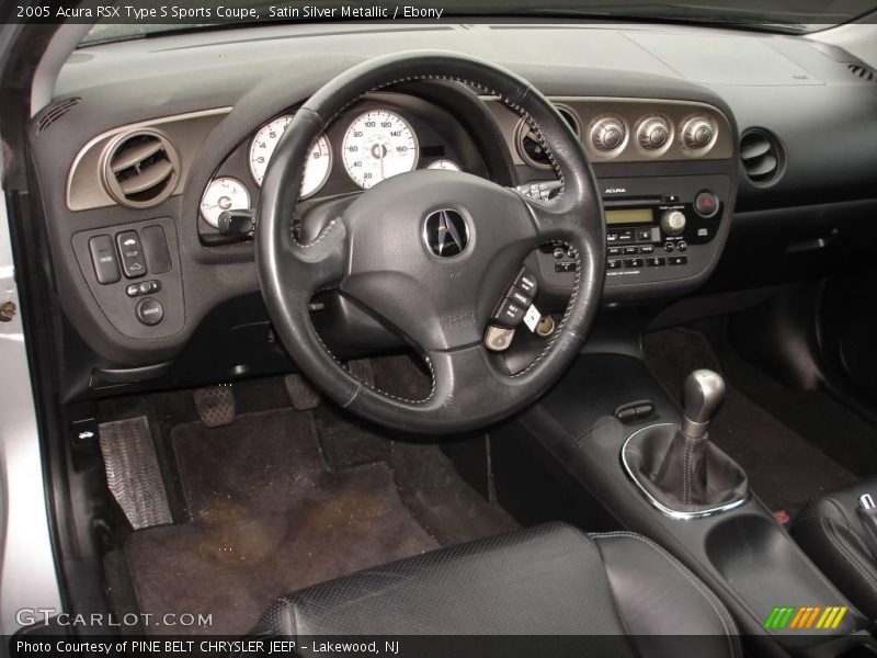 Satin Silver Metallic / Ebony 2005 Acura RSX Type S Sports Coupe