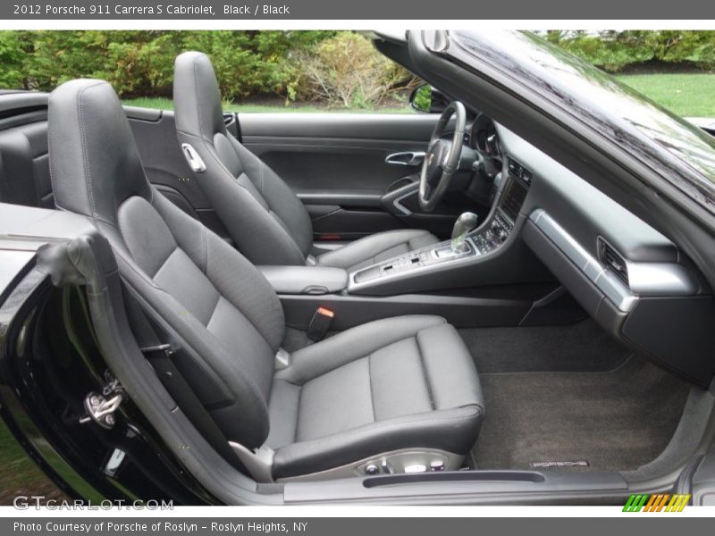 Black / Black 2012 Porsche 911 Carrera S Cabriolet