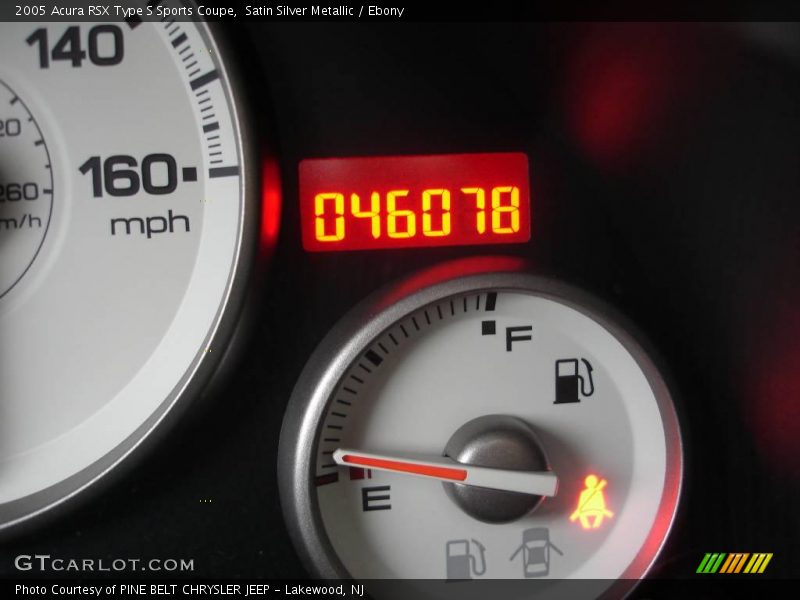 Satin Silver Metallic / Ebony 2005 Acura RSX Type S Sports Coupe