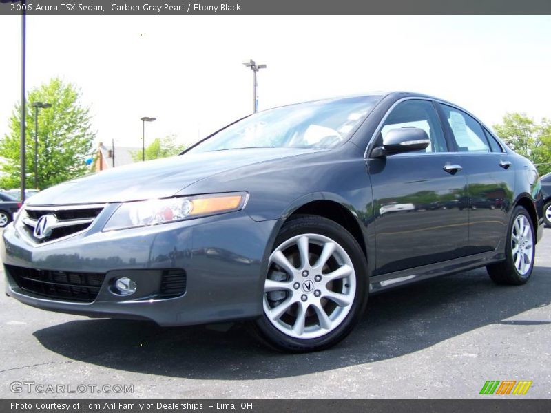 Carbon Gray Pearl / Ebony Black 2006 Acura TSX Sedan