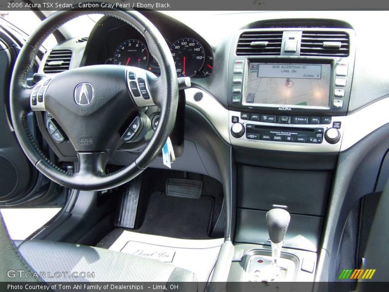 Carbon Gray Pearl / Ebony Black 2006 Acura TSX Sedan