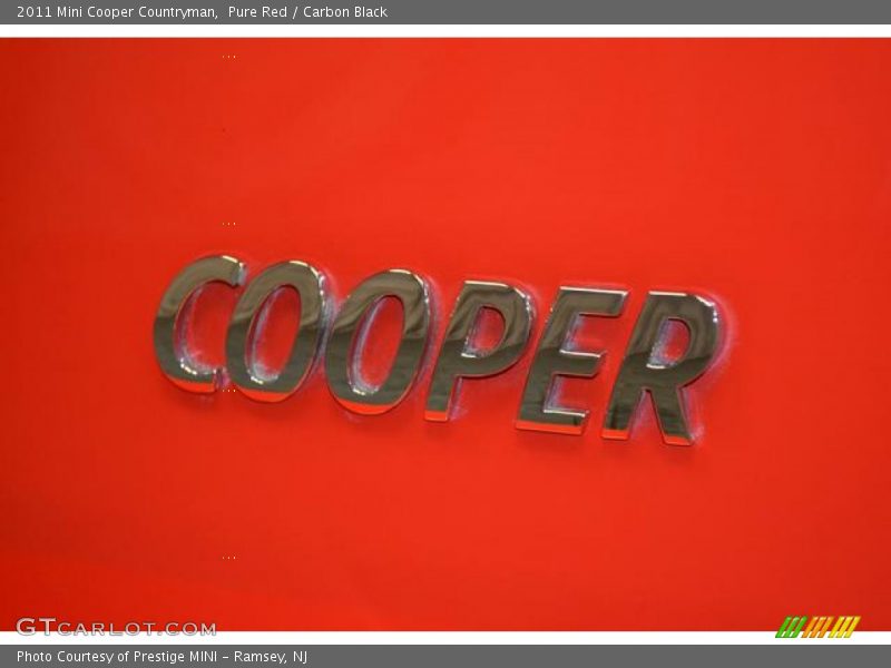 Pure Red / Carbon Black 2011 Mini Cooper Countryman