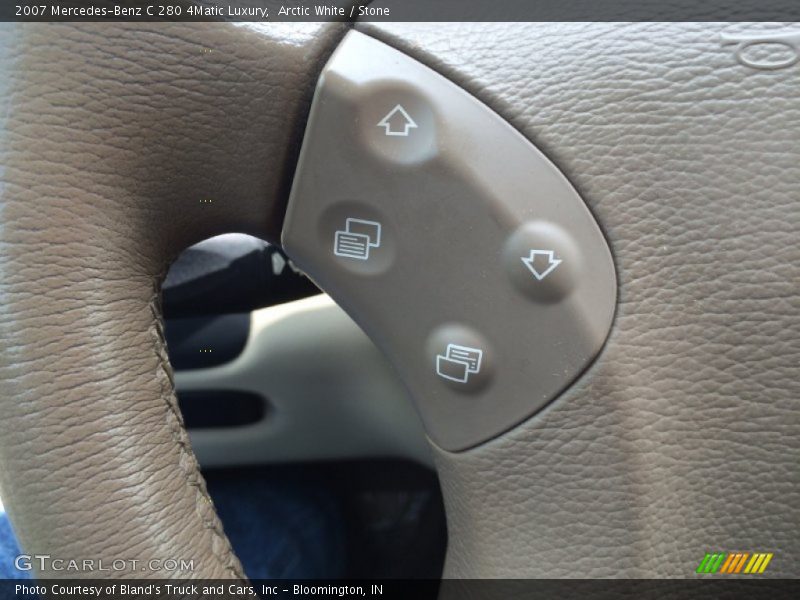 Arctic White / Stone 2007 Mercedes-Benz C 280 4Matic Luxury