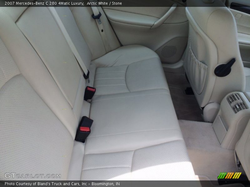Arctic White / Stone 2007 Mercedes-Benz C 280 4Matic Luxury