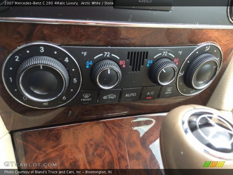 Arctic White / Stone 2007 Mercedes-Benz C 280 4Matic Luxury