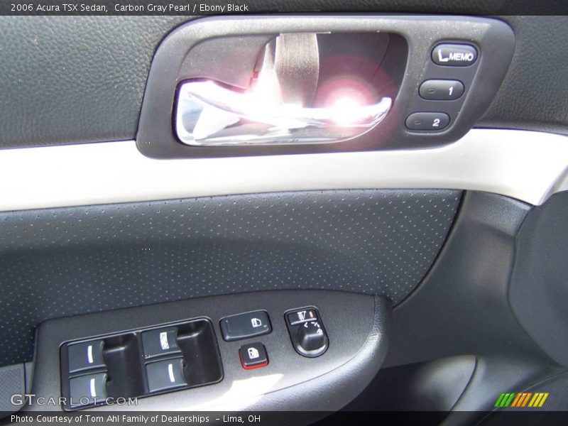 Carbon Gray Pearl / Ebony Black 2006 Acura TSX Sedan