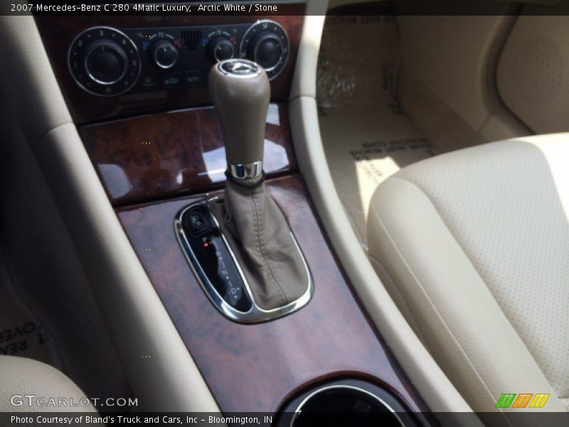 Arctic White / Stone 2007 Mercedes-Benz C 280 4Matic Luxury