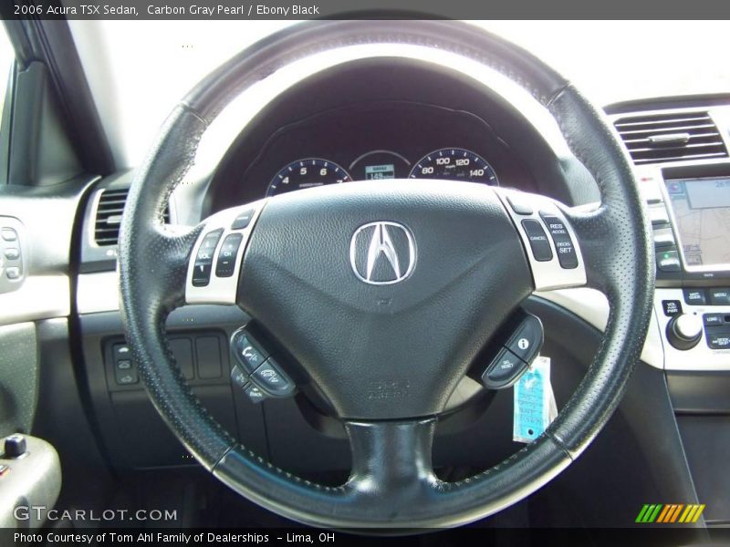 Carbon Gray Pearl / Ebony Black 2006 Acura TSX Sedan