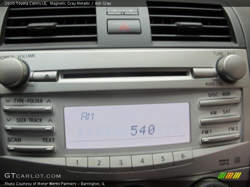 Magnetic Gray Metallic / Ash Gray 2010 Toyota Camry LE