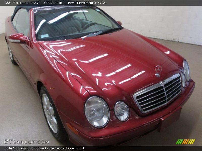 Firemist Red Metallic / Ash 2001 Mercedes-Benz CLK 320 Cabriolet