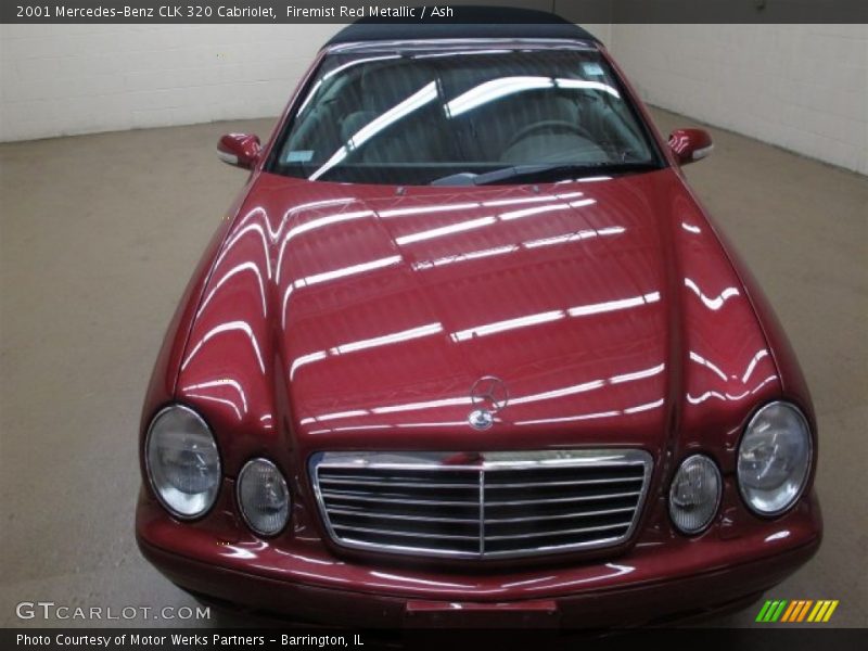 Firemist Red Metallic / Ash 2001 Mercedes-Benz CLK 320 Cabriolet