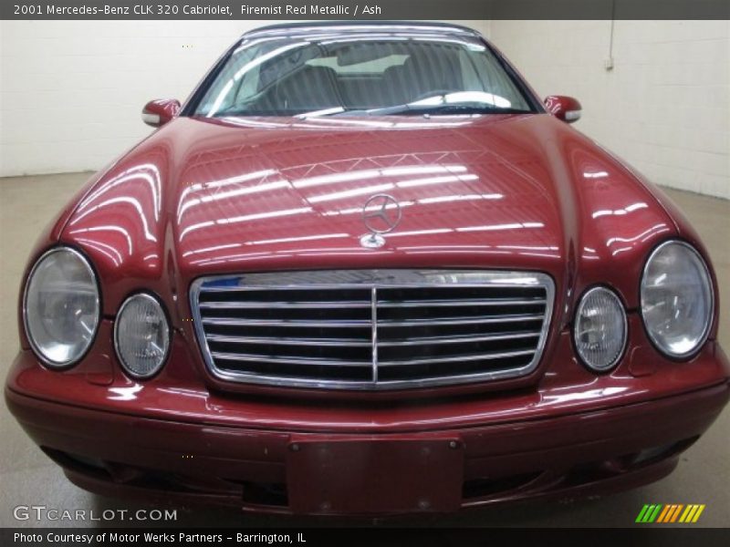Firemist Red Metallic / Ash 2001 Mercedes-Benz CLK 320 Cabriolet