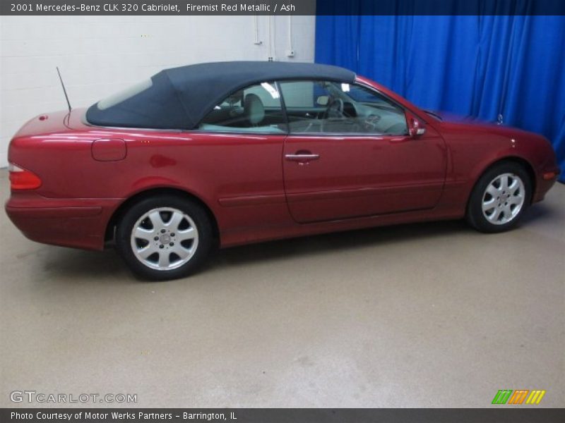 Firemist Red Metallic / Ash 2001 Mercedes-Benz CLK 320 Cabriolet