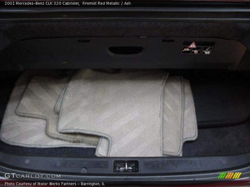 Firemist Red Metallic / Ash 2001 Mercedes-Benz CLK 320 Cabriolet