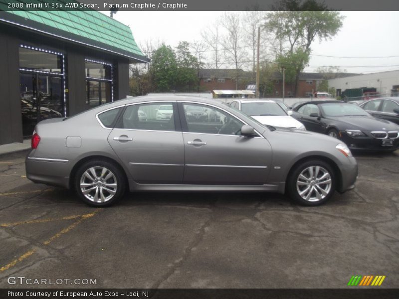 Platinum Graphite / Graphite 2008 Infiniti M 35x AWD Sedan