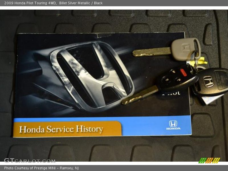 Billet Silver Metallic / Black 2009 Honda Pilot Touring 4WD