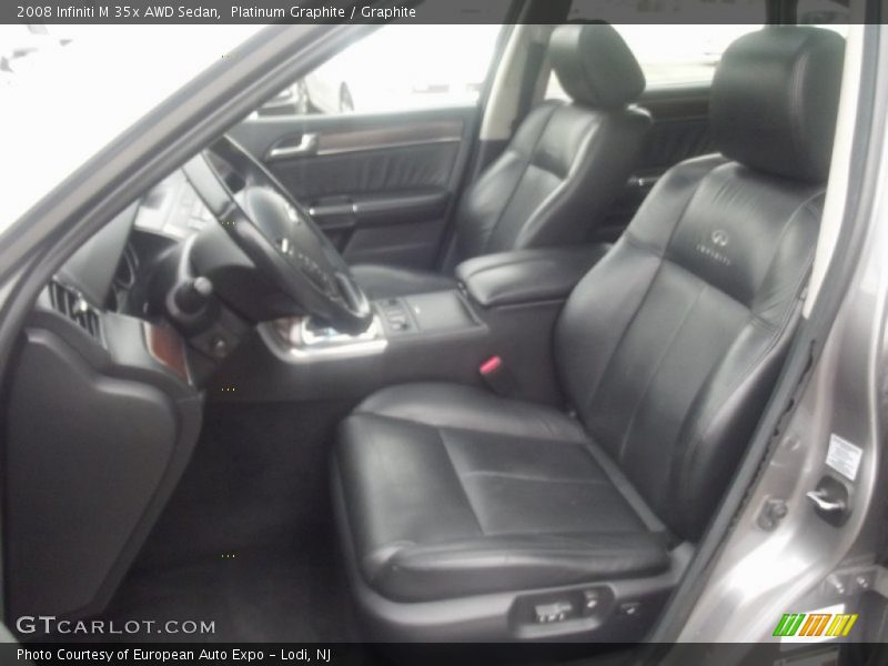 Platinum Graphite / Graphite 2008 Infiniti M 35x AWD Sedan